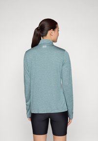 Under Armour TECH TWIST - Long sleeved top - jasper blue/white