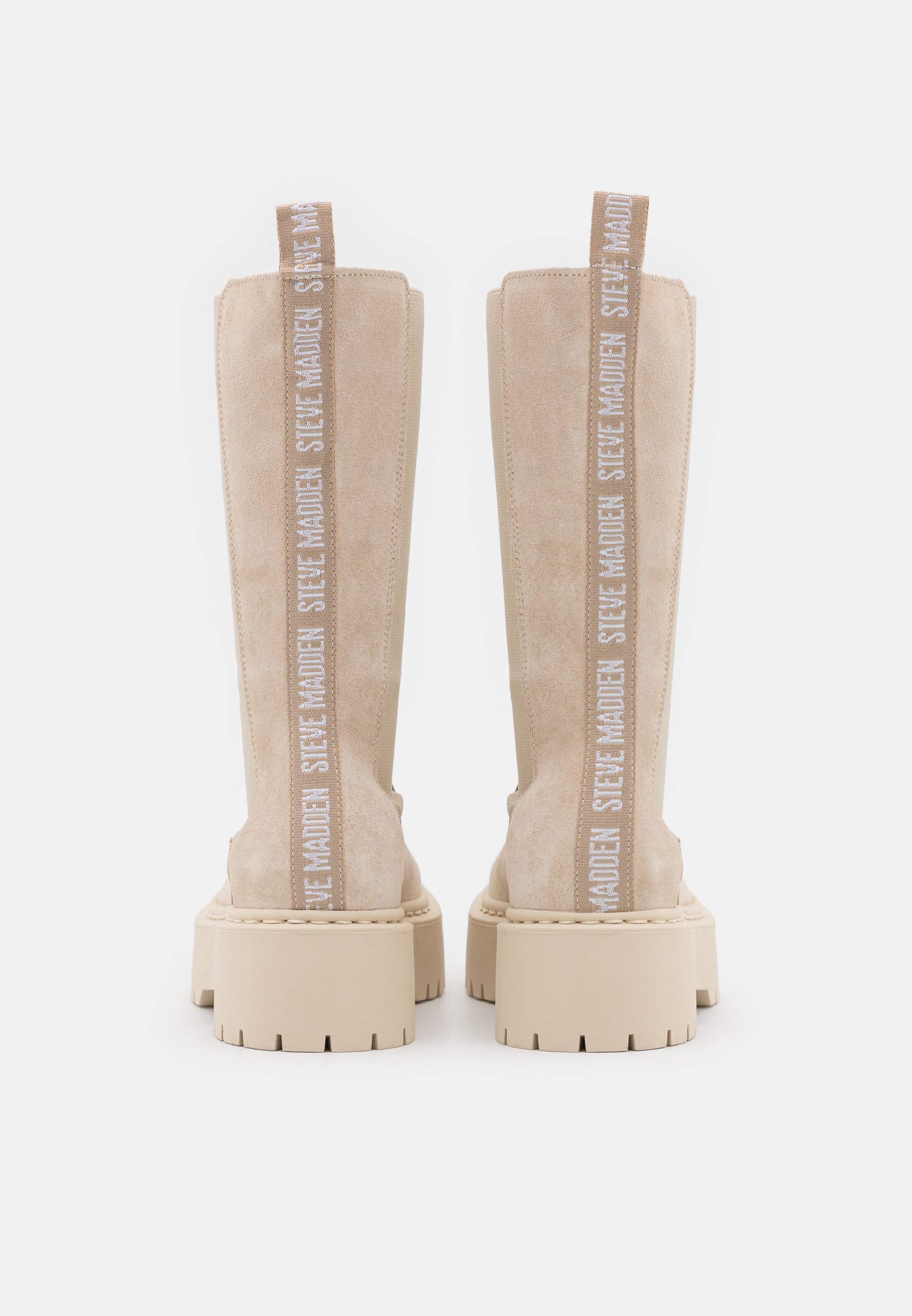 Steve Madden VIVIANNE - Botas con plataforma - beige - Zalando.es