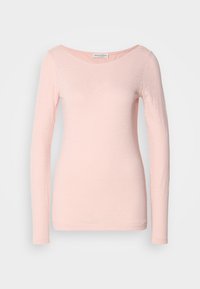 LONG SLEEVE BOAT NECK - T-shirt à manches longues - pastel rose