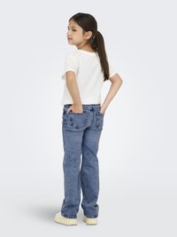 ONLY GIRLS Flared jeans - light blue denim