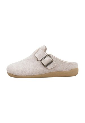 NATURE BUCKLE - Sandalias planas - beige