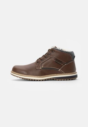 Stivaletti stringati - brown