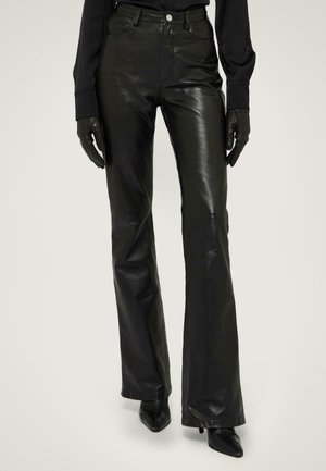 Pantalón de cuero - black milano