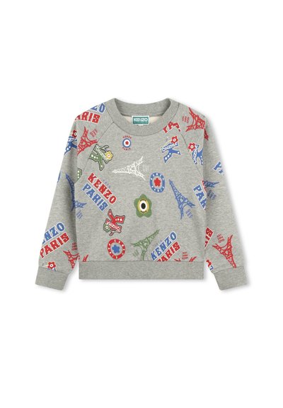 KENZO kids Sweatshirt - gris chine