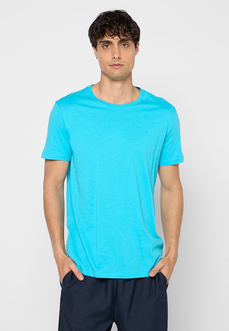 Boss T-shirt basic blauw Boss T-shirt basic blauw