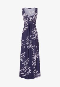 Ikke valgt, blue with white flower