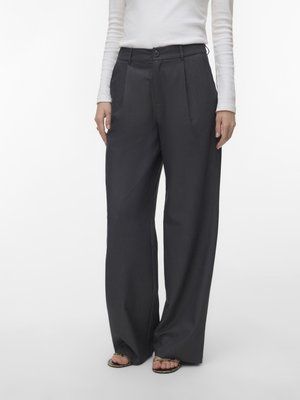 Vero Moda VMDALLAS  - Pantaloni - dark grey melange