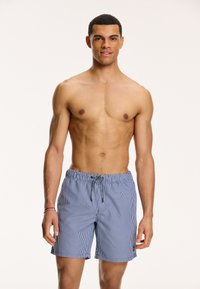 Shiwi - REGULAR FIT STRIPE - Badeshorts - dark navy Thumbnail-Bild 1