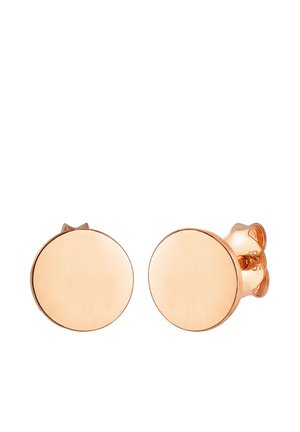 ROUND BASIC STUD - Øreringe - rose gold-coloured