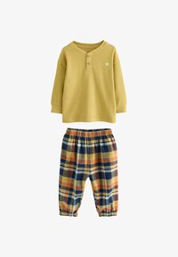 Niewybrane, teal navy ochre
