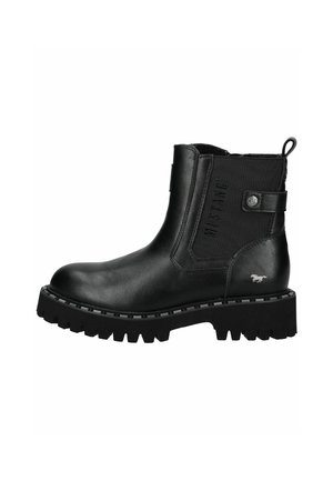 Plateaustiefelette - black