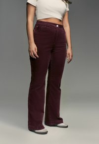 Next HOURGLASS FLARED - Housut - berry red