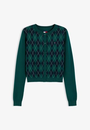 Tommy Jeans, Ζακέτα - elegant green