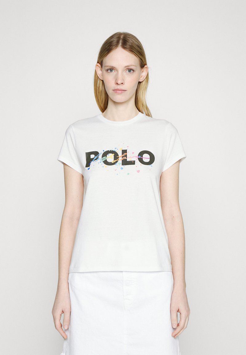 polo ralph lauren weißes t shirt damen