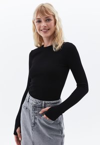 OXXO CREW NECK  - Pitkähihainen paita - black