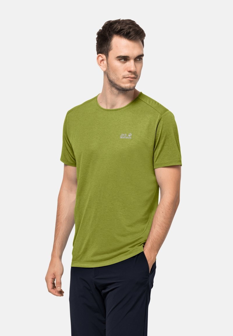 Herren Sportbekleidung | Jack Wolfskin Sport T-shirt golden cypress/grün - RR75942 Herren Sportbekleidung | Jack Wolfskin Sport T-shirt golden cypress/grün - RR75942