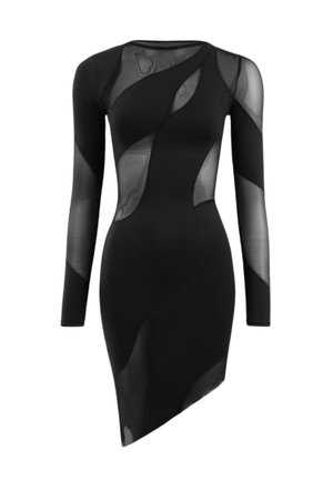 SPIRAL LONG SLEEVE - Cocktailkleid/festliches Kleid - black