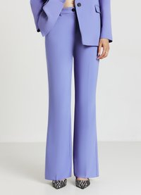 FLARE A VITA ALTA - Pantaloni - glicine