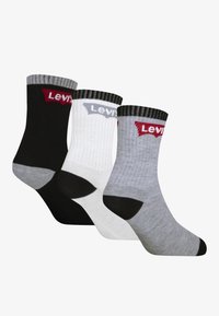 Levi's® BATWING REGULAR CUT UNISEX 3 PACK - Calze - black