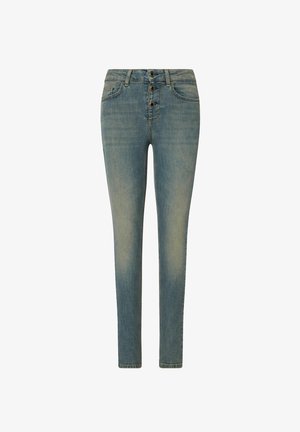 LIU JO, LIU JO SKINNY JEANS WITH CRAFTED BUTTONS - Jeans Skinny - blue