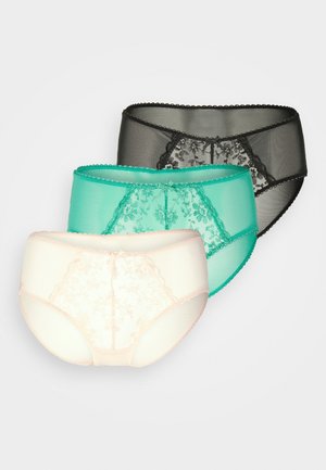 EMILY BOYLEG 3 PACK - Slip - black/marshmellow pink/bottle green