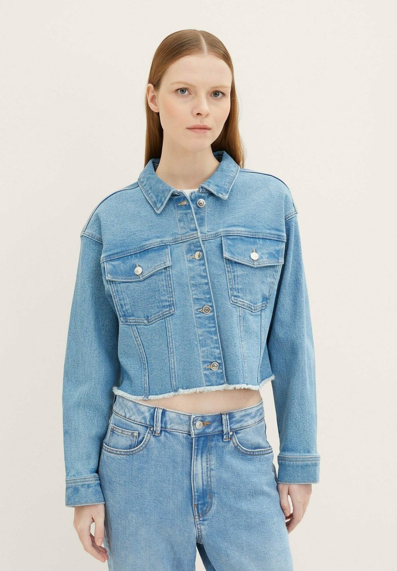TOM TAILOR Denim Giacca a tampone Leightweight Donna