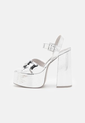 High Heel Sandalette - silver-coloured