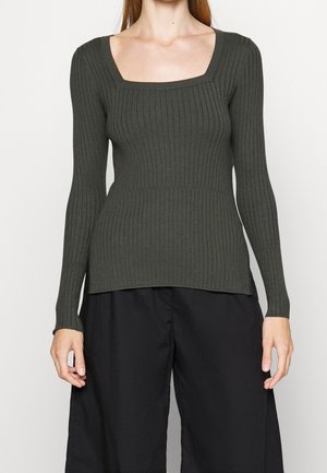 Strickpullover - green