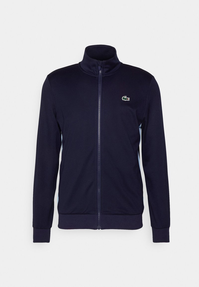 Lacoste Sport Fleecejas donkerblauw