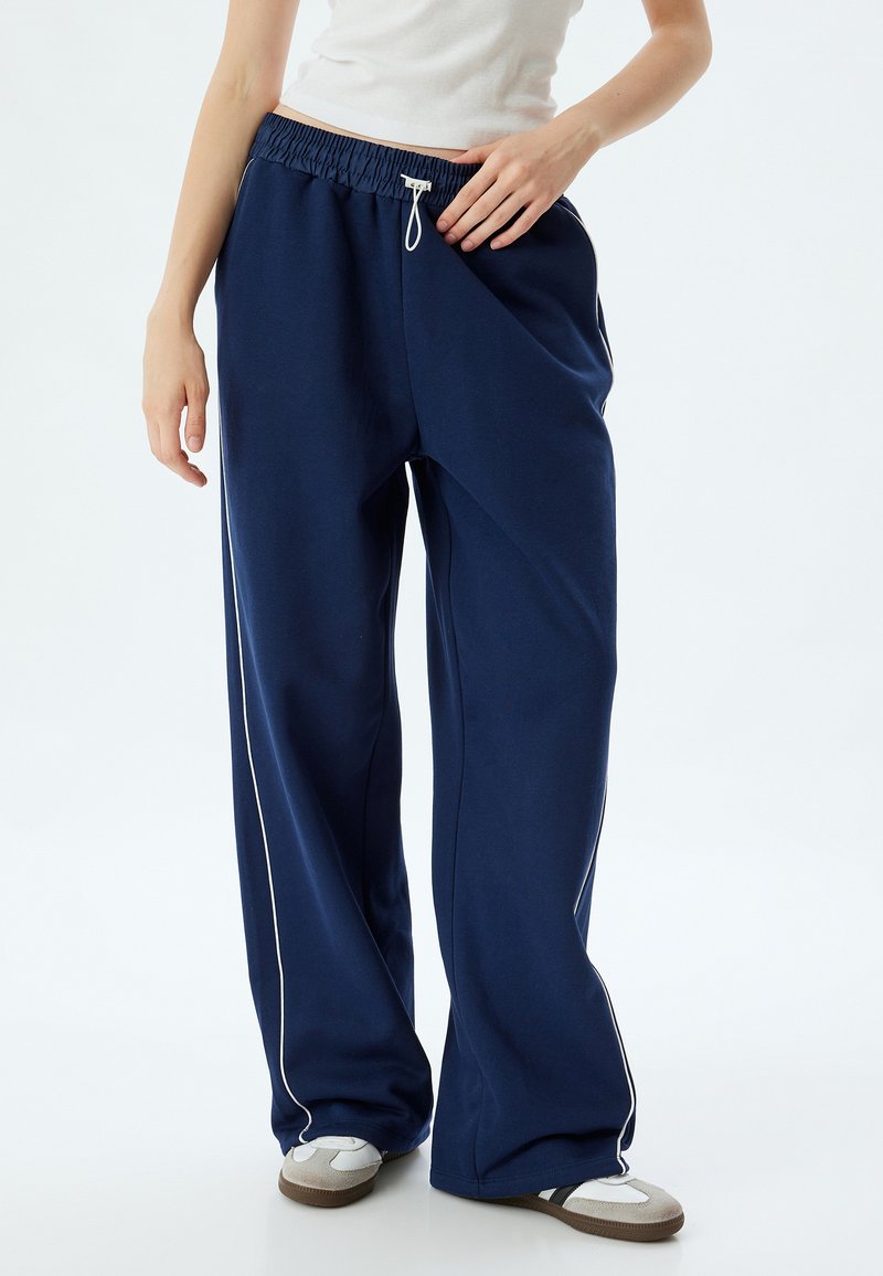 Koton WIDE LEG - Træningsbukser - dark blue