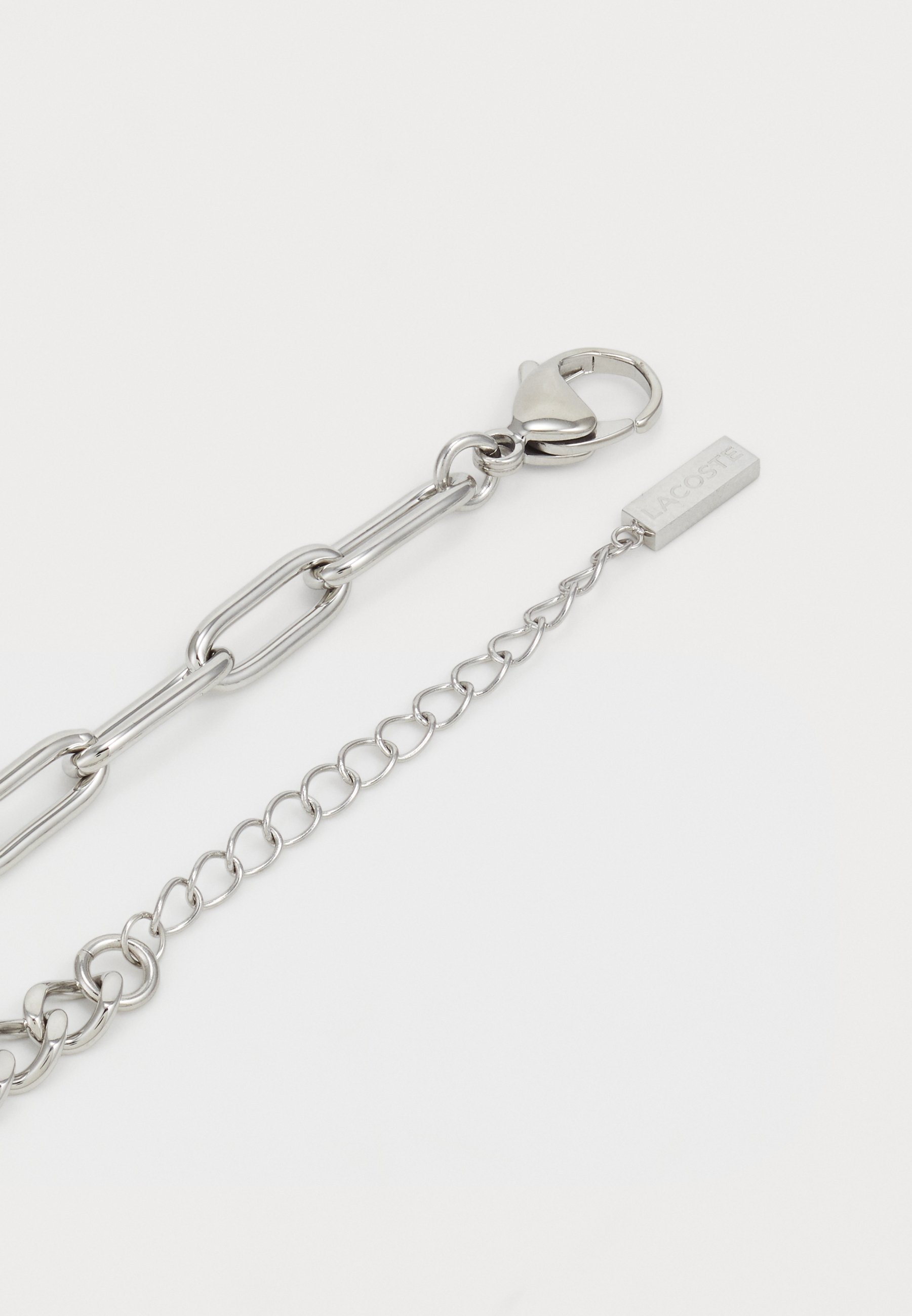 Lacoste CROCODILE UNISEX - Necklace - silver-coloured - Zalando