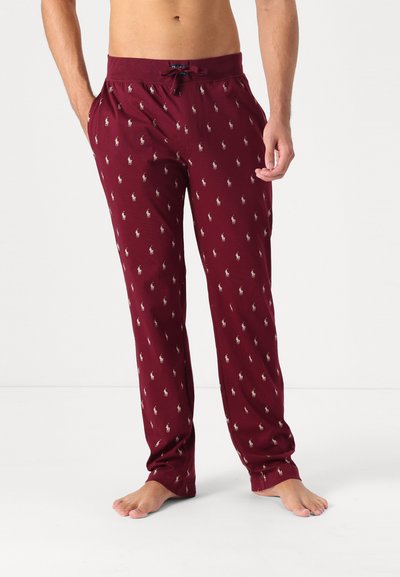 Polo Ralph Lauren SLEEP BOTTOM - Pizsama alsók - damson red