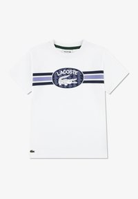 Lacoste LOGO TEE - T-shirt imprimé - blanc