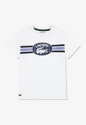 Lacoste LOGO TEE - T-shirt imprimé - blanc