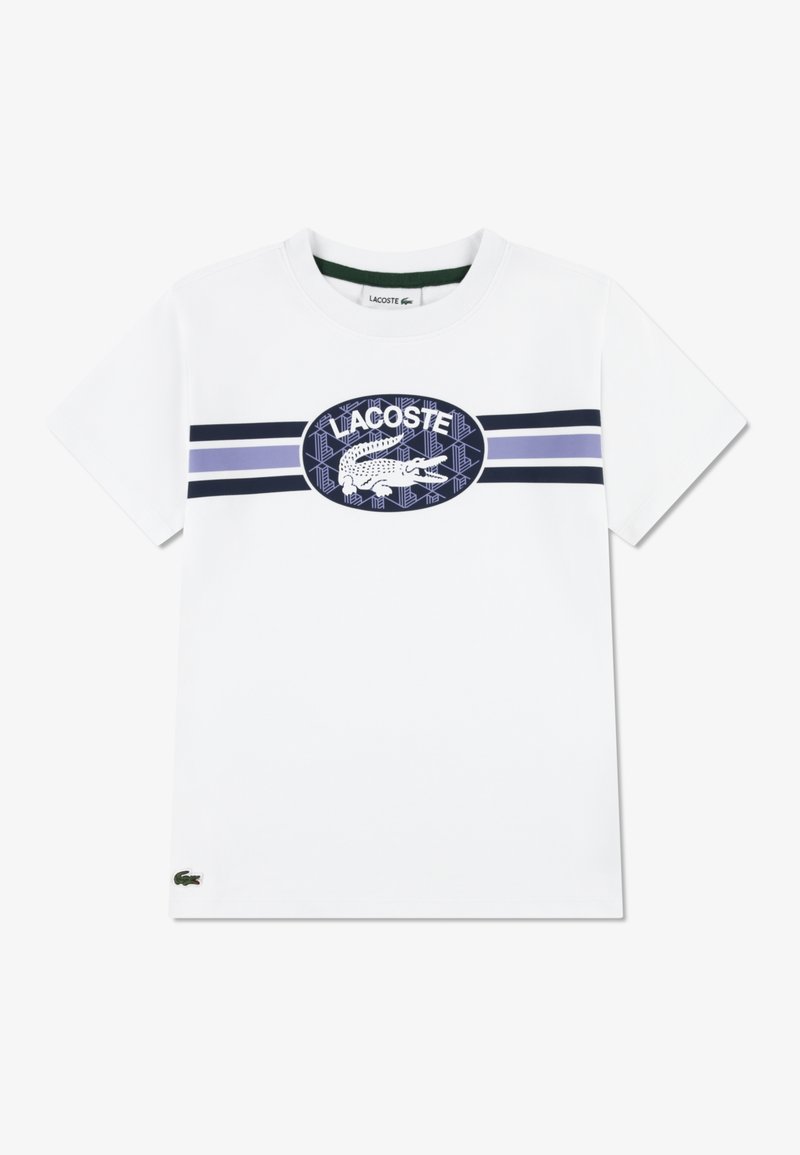 Lacoste LOGO TEE - T-shirt imprimé - blanc