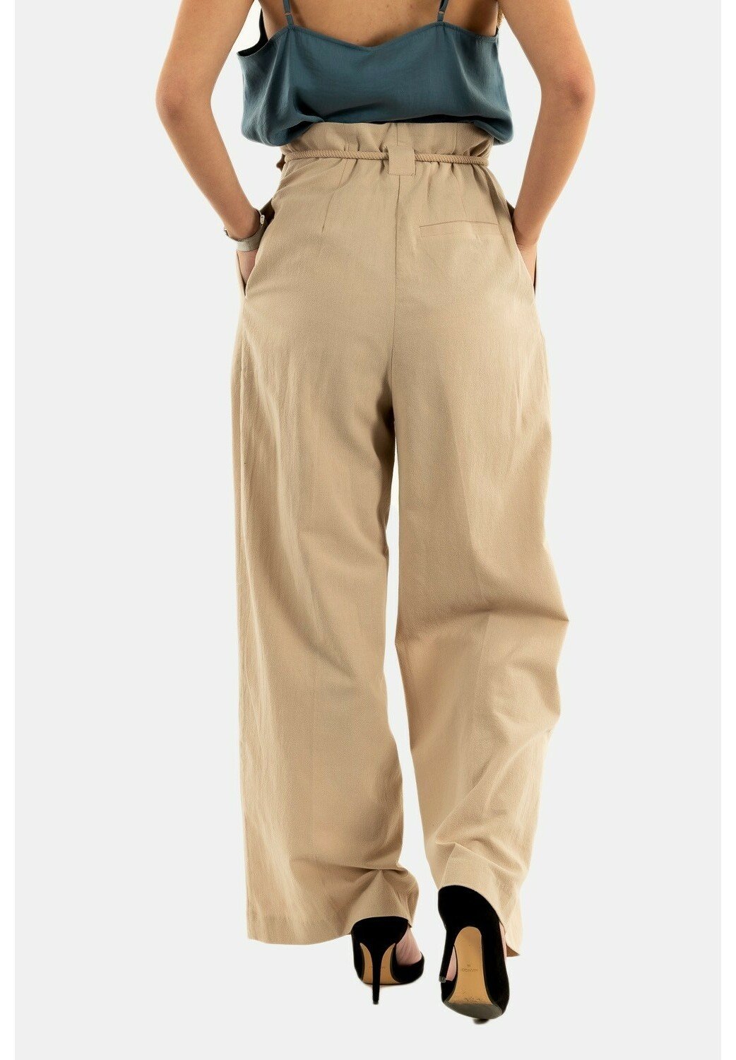 ICHI Pantaloni - beige - Zalando.it
