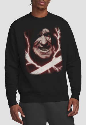 STAR WARS DARTH PALPATINE LARGE FACE - Sweatshirt - black