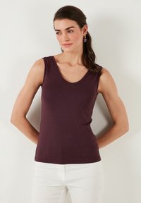 REGULAR FIT - Viršus - bordeaux