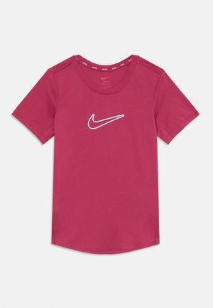 ONE UNISEX - Športové tričko - sweet beet/white