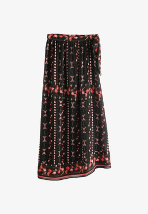 REGULAR FIT - FLORAL COVER-UP - Paplūdimio reikmuo - black floral