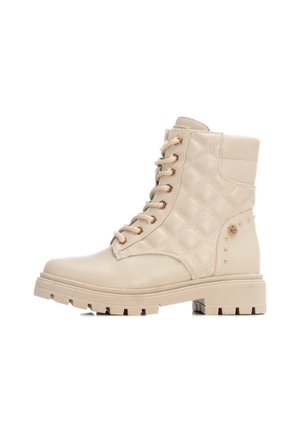Botines con cordones - beige