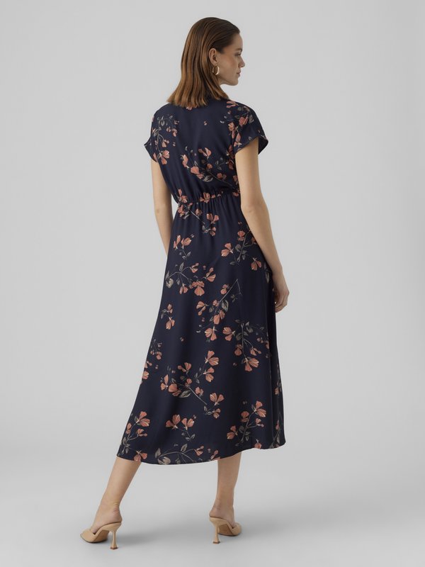 VMNEWHALLIE TIE DRESS - Shirt dress - night sky3