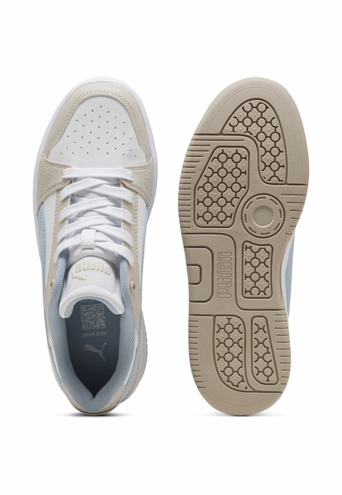 PUMA REBOUND FEMME LOW SNEAKERS - Trainers - silver fog-sea illusion- white — photo 3