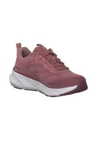 Skechers EDGERIDE-POWER FLOW - Sneakers laag - dark mauve trim