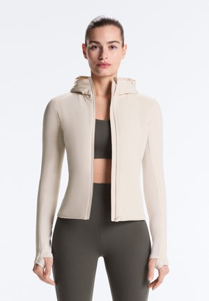 OYSHO FELLEX VOLCANIC TECHNICAL PADDED - Športna jakna - beige