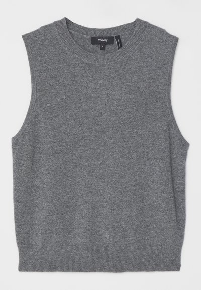 Theory Top - light charcoal