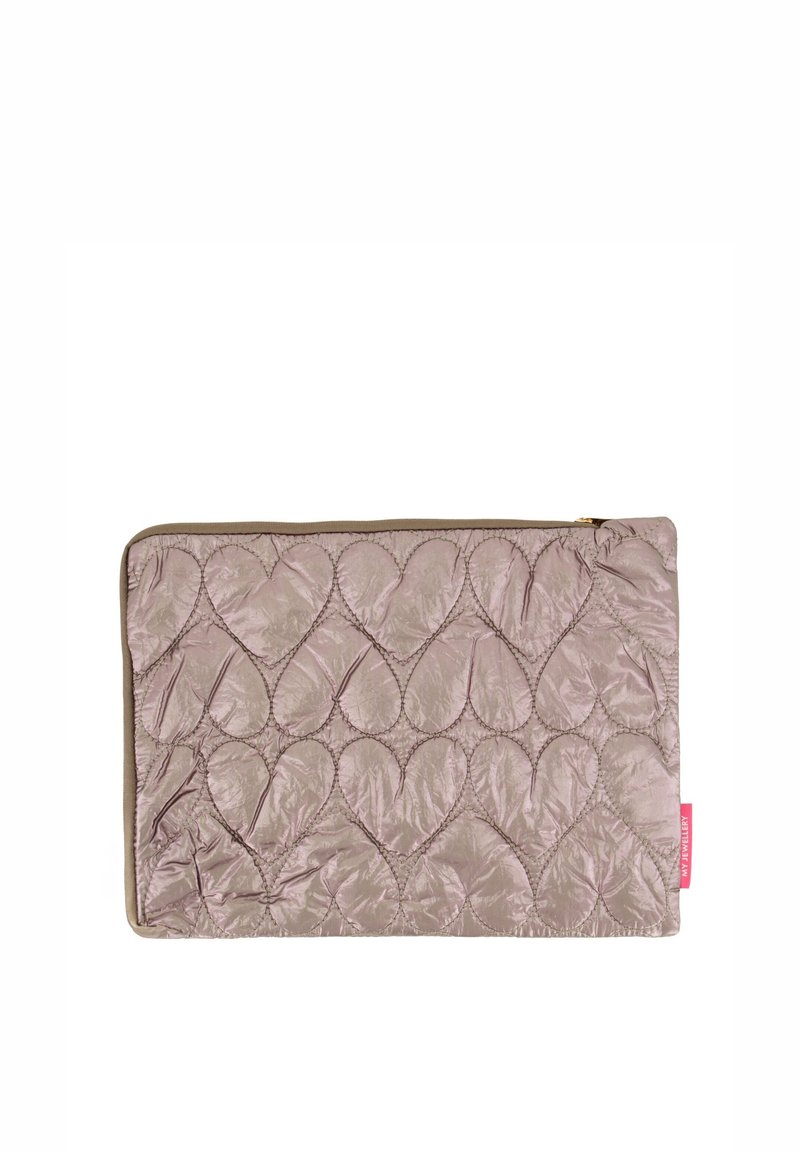 My Jewellery SLEEVE WITH HEART PATTERN - Notebooktasche - grey