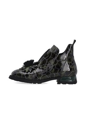 Cowboy-/Bikerlaarsjes - dark green