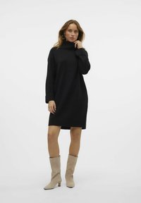 Vero Moda JUPITER  - Abito in maglia - black