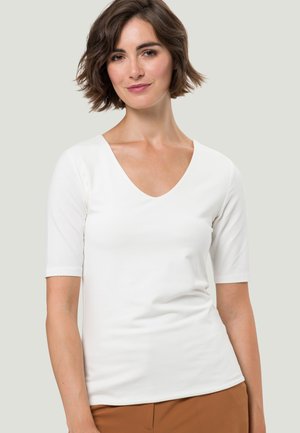 Jednoduché triko - offwhite